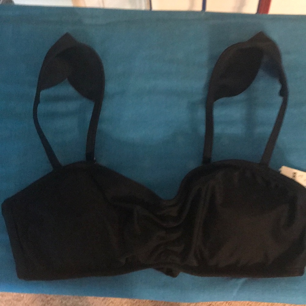 Express cap sleeve bikini top size small